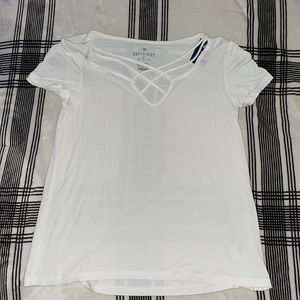 White American Eagle shirt